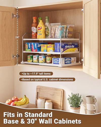 3-Tier Cabinet Organizer, Expandable Shelf for Foil & Wrap Boxes - view 4