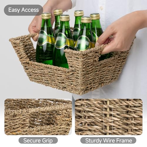 Pantry Baskets for Organizing, Small Storage Baskets, 2 Pack - view 3