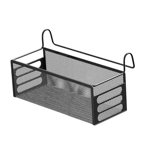 Bedside Caddy Shelf, Tool Free Hanging Basket for Dorm Rails, S - view 6