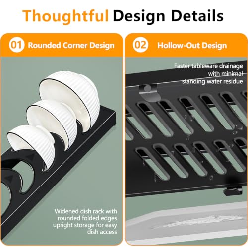 2-Tier Pull Out Cabinet Organizer Drawer Organizer Nano Black - view 6