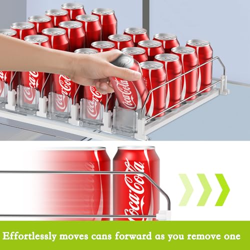 Drink Organizer for Fridge,Holds up to 25 Cans - view 2