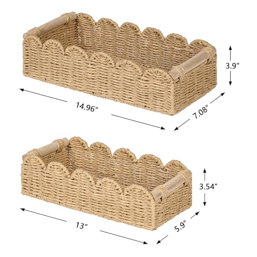 Toilet Paper Storage Basket for Over Toilet Tank Storage - view 6