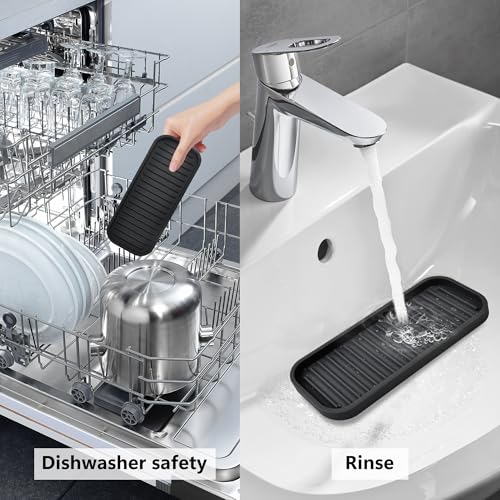 Silicone Sponge Holder for Kitchen Sink - Kitchen Soap Tray & Sponge Tray - view 4
