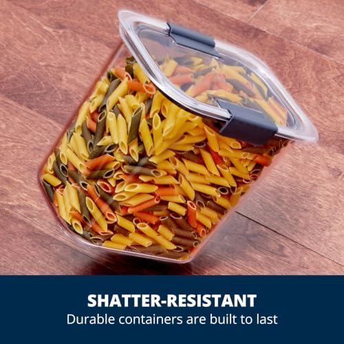 Brilliance BPA-Free Food Storage Containers with Lids Airtight Kitchen and Pantry Organization Set Includes 3 Containers and Scoops Clear 16 cups - view 3