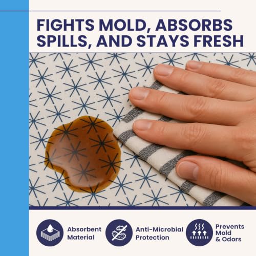 Adhesive Shelf Liner - Midnight Grid, 10.75in x 6ft, 2-Pack - view 3