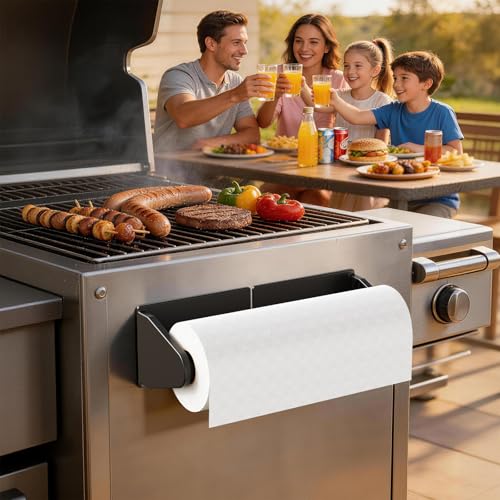 Magnetic Paper Towel Holder, Adjustable No-Drill Paper Towel Holder - view 2