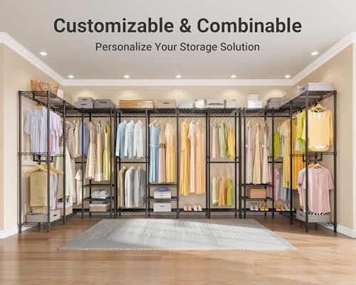 V40 Heavy Duty Clothes Rack, Modular Closet System Clothing Rack - view 4
