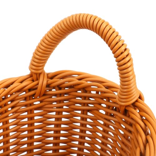 2pcs Wall Hanging Basket, Plastic Wicker Kitchen Storage for Garlic - view 6