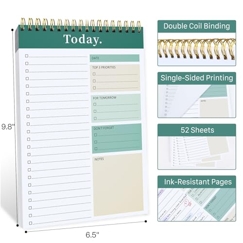 To Do List Notepad - Undated Daily Planner for Work and Goal Achievement - view 6