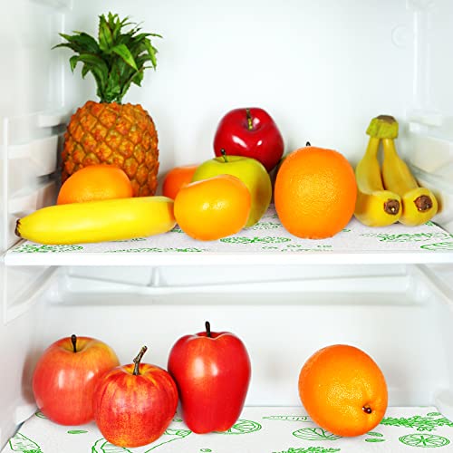 10 Pcs Refrigerator Liners Absorbent Fridge Shelf Mats, Fruit - view 5
