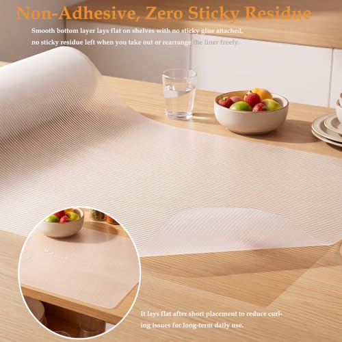 Shelf Drawer Liner for Kitchen Cabinet Non Adhesive 14 Inch Wide X 20 Ft - view 6