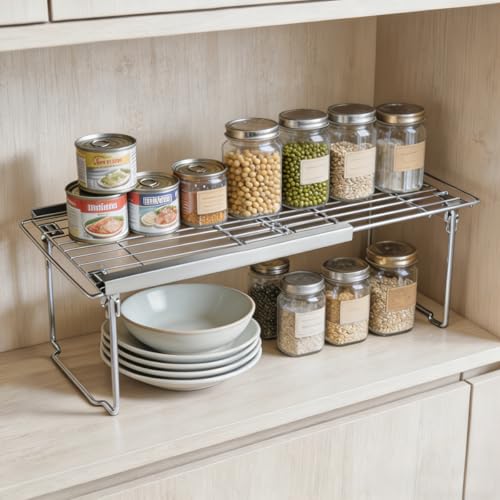 Expandable Freezer Shelf Cooler Shelf Organizer 15.8"-22" - view 4