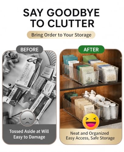 2-Pack Expandable Deep Drawer & Cabinet Organizer Bins - view 5