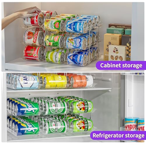 Can Organizer for Pantry, 3-Tier Combinable Can Rack - view 5