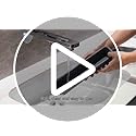 6 Pack Silicone Kitchen Drawer Organizer, DIY Combination Silverware Utensil Tray, Water Repellent, Anti-slip, Heat Resistant to 200°C (Grey) - view 7
