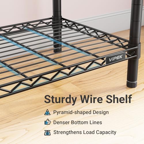 V1 Medium Portable Garment Racks for Bedroom/Apartments/Dorms, Black - view 5