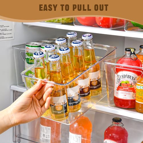 12 Pack Pantry Organization and Storage,Clear Plastic Storage Bins - view 4