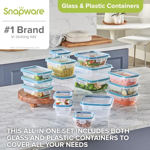 Glass & Plastic Mix Total Solution (16-Pack) Food Storage Set - view 2