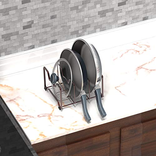Cabinet Bakeware Organizer Rack Holder, 2 Pack, Bronze - view 3