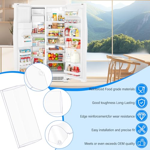 WP2256101 Refrigerator Dairy Bin Cover for Kenmore Refrigerator Door Shelf - view 5