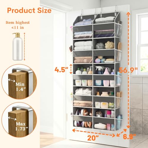 5-Tier Over Door Organizer, 10-Compartment Wide Storage Rack - view 4