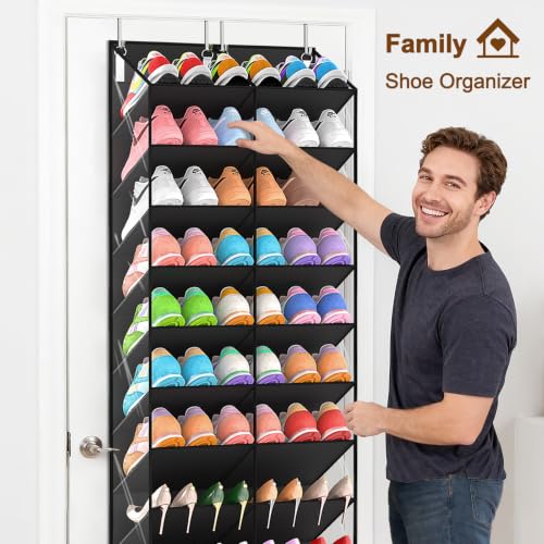 20-30 Pairs Over the Door Shoe Organizer, 10-Tier Door Shoes Rack - view 4