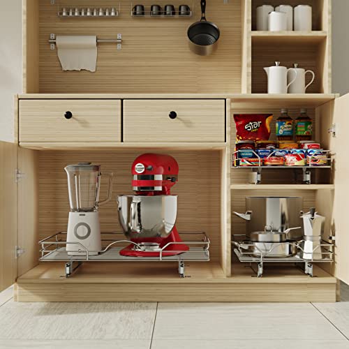 Pull Out Cabinet Organizer and Storage 7½" W x 21½" D, Slide Out Shelves for Kitchen Cabinets - view 6