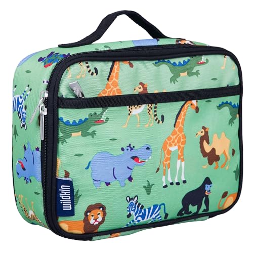 15 Inch Kids Backpack with Lunch Box Bag Bundle - Durable, Lightweight School & Travel Set - Wild Animals - view 2