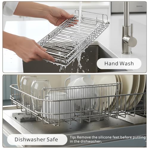 Collapsible Dish Drying Rack, Foldable Dishes Rack for RV Travel Trailer - view 4