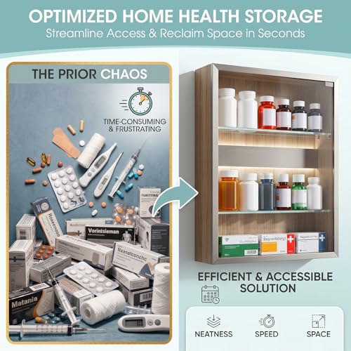 4 Pcs Clear Acrylic Medicine Cabinet Replacement Shelves 13.25 Inch Sturdy Bathroom Cabinet Replacement Shelf for Wall Mounted Cabinets, Standard - view 6