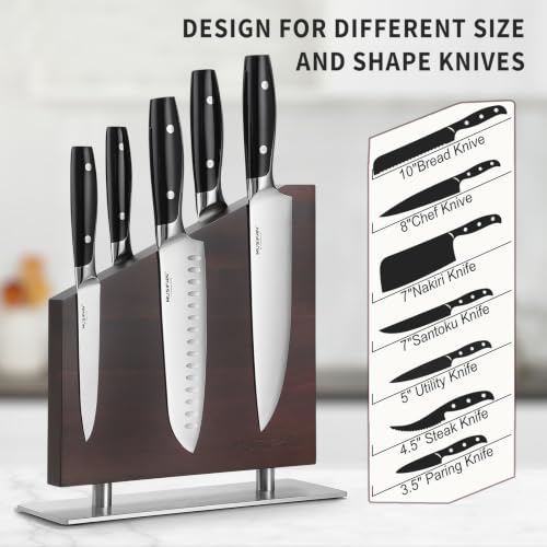 Magnetic Knife Block Without Knives,Magnetic Universal Stands with Strong Enhanced Magnets Strip Kitchen Storage Cutlery Large Organizer ，Knife Holder for Kitchen Organizer - view 5