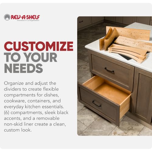 Deep Drawer Divider Insert for 27”-30” Base Cabinet Drawers - view 4