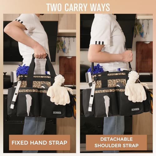 Compact Wearable Cleaning Caddy with Handle & Shoulder Straps - view 6