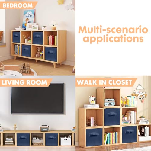 Storage Bins, Foldable Fabric Storage Cubes And Cloth Storage - view 6