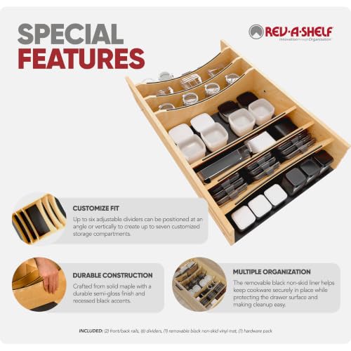 Deep Drawer Divider Insert for 33”-36” Base Cabinet Drawers - view 5