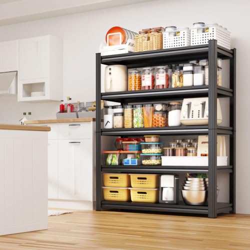 4 Pack 35"Wx16"D Metal Storage Shelves, 5-Tier 71"H Garage Organizer Shelf - view 2