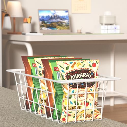 17.5in Chest Freezer Basket,Freezer Organizer Bins, Sturdy Metal Wire Freezer Organizer for Home Kitchen - view 4