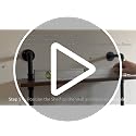 3-Tier Industrial Pipe Floating Shelf – Rustic 24 inch Wood Wall-Mounted Storage Shelf for Kitchen Office,Bathroom & Home Decor -Walnut - view 7