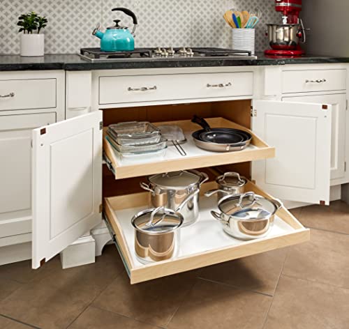 Fully Customizable Slide-Out Shelf with Full Extension Rail