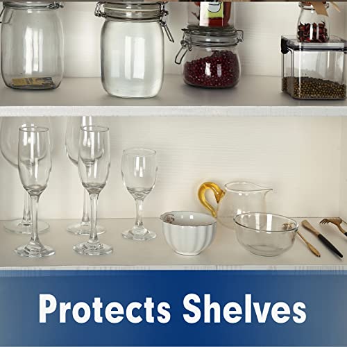 Shelf Liner, Drawer Liner, 12 x 120 Inches Cabinet Liner for Kitchen Cabinets Non-Adhesive Shelf Liners, Waterproof Shelf Paper with Non-Slip, Durable Liners, Clear - view 4
