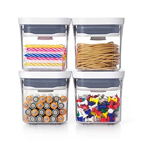 Good Grips 8-piece 0.2 Qt Mini POP Container Set for Dried Herbs, Spices and More - view 4