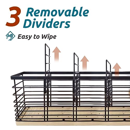Extra Large Kitchen Utensil Holder Countertop with Removable Divider - view 4