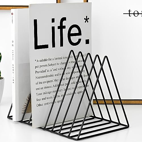 2 Pack Black Magazine Holder, 9 Slot Desktop File Sorter - view 3