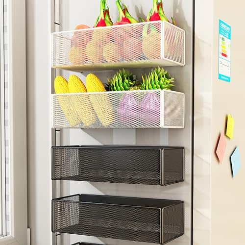 Magnetic Shelf Fridge Basket Bin for Washer Dryer Locker Whiteboard Cabinet - view 3