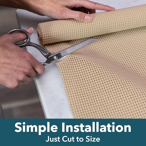 EasyLiner Shelf Liner Non Adhesive, 12 in x 24 Ft, Select Grip White - view 6