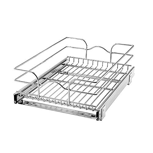 5WB1-1520-CR Base Cabinet Pull Out Chrome Basket