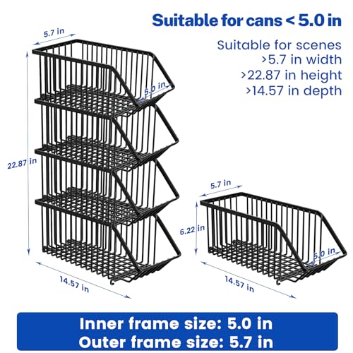 8 Pack Soda Can Organizer Dispenser For Fridge/Pantry, Cans Organizer Rack - view 4