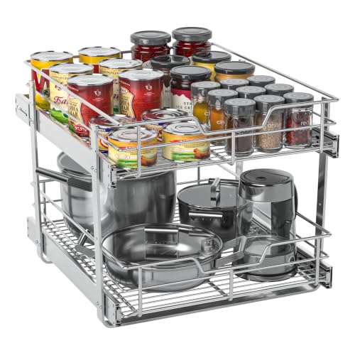 Pull Out Cabinet Organizer, 14.8” Slide Out Kitchen Organizers Storage - view 7