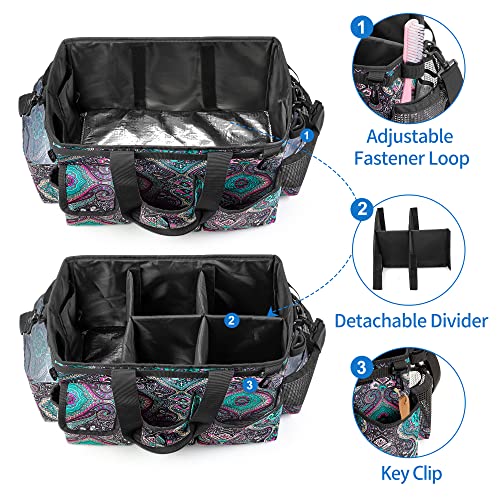 Large Wearable Cleaning Caddy Bag with Detachable Divider, Totem - view 3