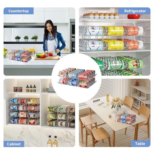 Can Organizer for Pantry, 2-Tier Canned Goods Organizer 2 Pack - view 5